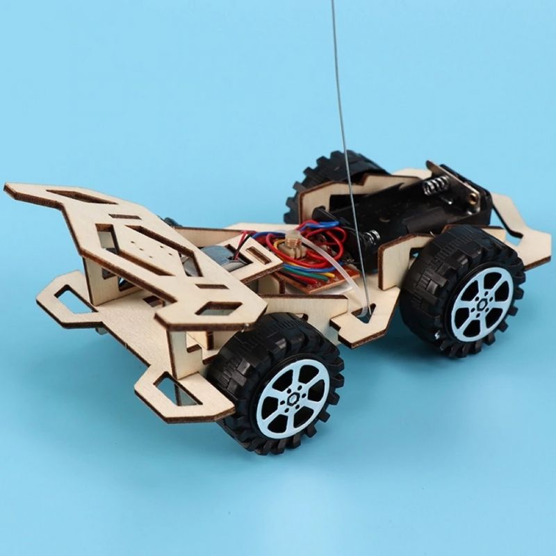 KIT Carrinho de Controle Remoto Montável - Experimentos Científicos DIY (Monte você mesmo)