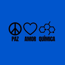 Camiseta Paz, Amor E Química