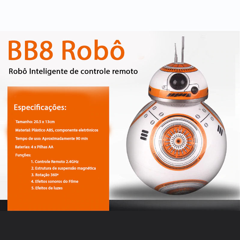 BB8 - Robô de Controle Remoto - Star Wars