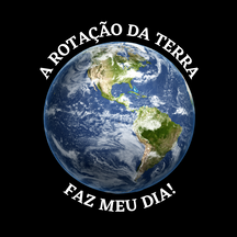 Camiseta Rotação da Terra