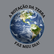 Camiseta Rotação da Terra
